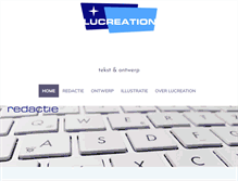 Tablet Screenshot of lucreation.net